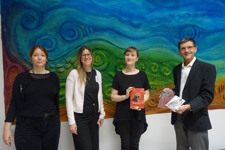Denise Cordes, Dr. Janin Aadam, Sarah Beicht, Dr. Stephan Fliedner (v. links n. rechts)