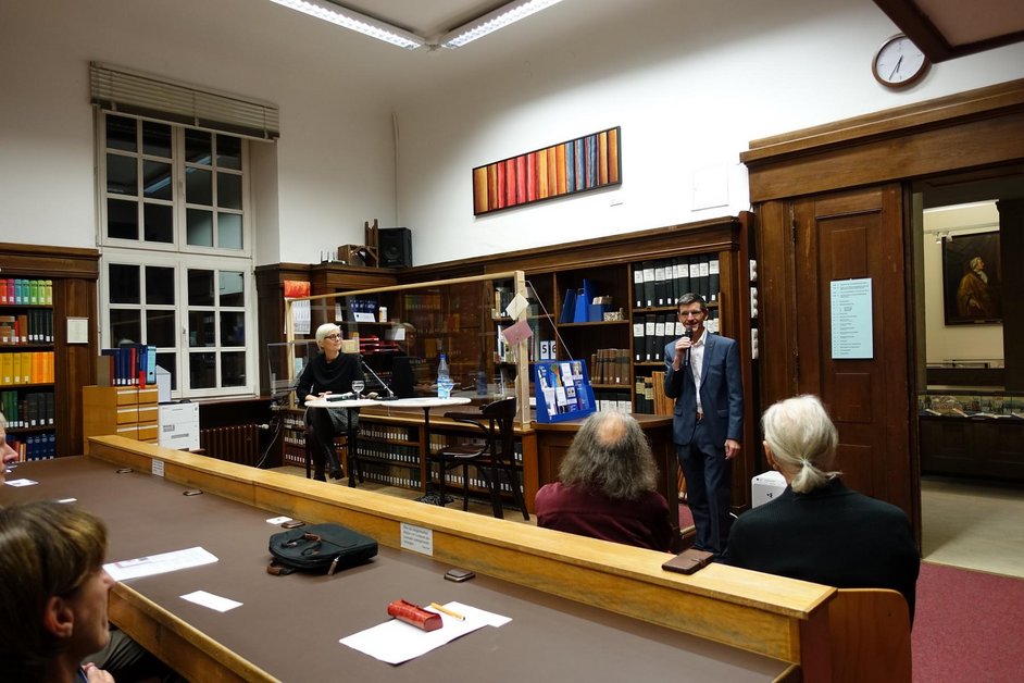 Begrüßung durch Kulturamtsleiter und Bibliotheksdirektor Dr. Thomas Fliedner