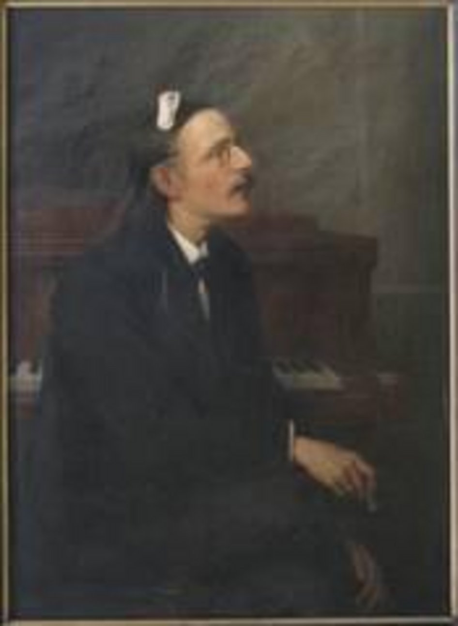 Cornelius-Porträt der Mainzer Stadtbibliothek